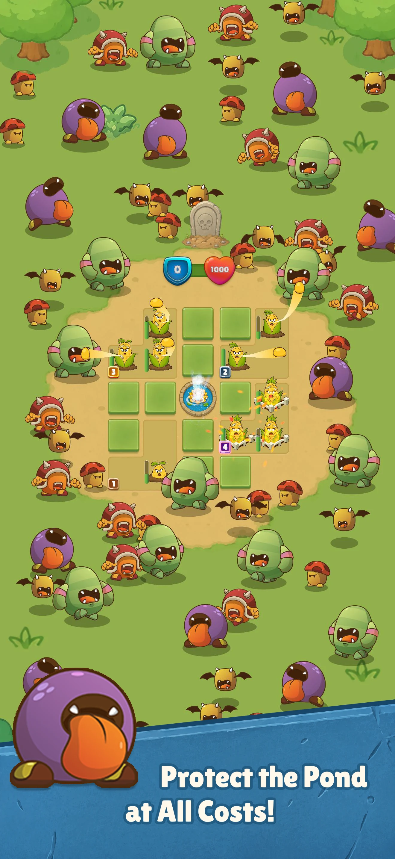 Plant Warriors: Merge Survival screenshot